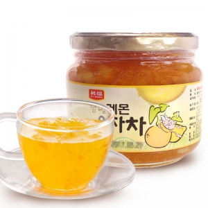 韩福蜂蜜柠檬柚子茶580g
