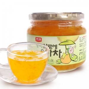 韩福10.2蜂蜜芦荟柚子茶580g