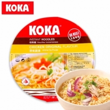 新加坡KOKA碗装快熟面鸡汤味90g