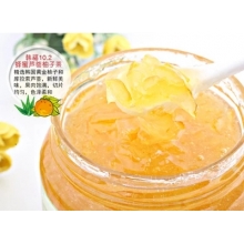 韩福蜂蜜柚子茶果肉饮品580g