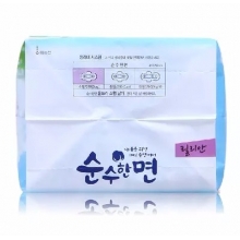 韩国进口 KleanNara可绿纳乐 “纯棉美人”系列卫生巾日用18片21(纯棉)