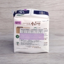 韩国进口 KleanNara可绿纳乐 “天然纯棉”系列卫生巾日用18片23（纯棉）