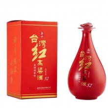 玉山台湾红高粱酒 (红瓷瓶)500ml
