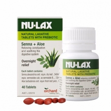 澳洲Nu-Lax乐康膏片天然果蔬纤维 40粒/瓶