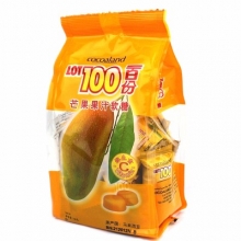 马来西亚百分百果汁软糖芒果味150g