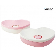 ISETO心型肥皂盒白色