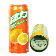 台湾味丹绿力柠檬红茶490ml瓶（清香爽口）