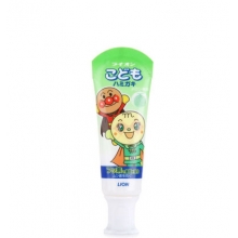 日本狮王面包超人儿童牙膏可吞咽防龋齿蜜瓜味40g（强化牙质）