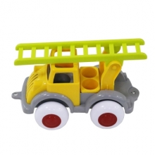 维京玩具Vikingtoys益智玩具维京交通工具系列玩具车婴幼儿童男孩女孩玩具礼物 消防车 21cm