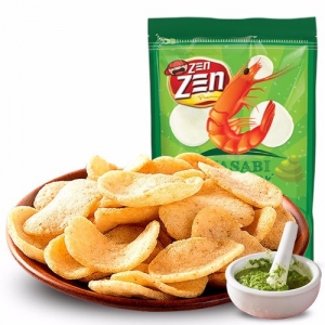 马来西亚Z三N牌大虾芥末味片70g（香脆美味）
