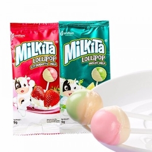 印尼优你康草莓味牛奶棒棒9g（浓郁奶香）