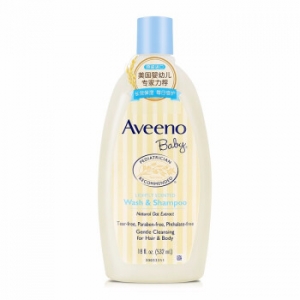 美国进口艾维诺（Aveeno） 婴儿每日倍护洗发沐浴二合一洗发沐浴露532ml