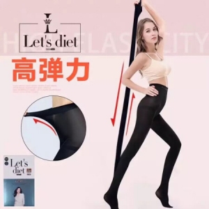 韩国lets slim瘦腿袜200D