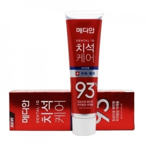 韩国爱茉莉麦迪安牙石护理93清爽牙膏120g（红）