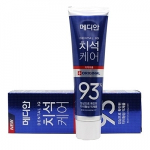 韩国爱茉莉麦迪安牙石护理93原味牙膏120g （蓝）