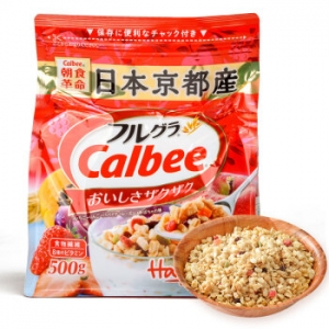 日本卡乐比水果麦片500g（天然健康无添加剂）