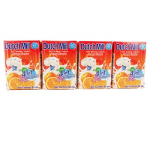 达美橙味酸奶饮品90ml*4