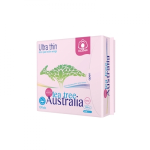 澳大利亚澳小茶茶树精华迷你日用卫生巾190cm*10片