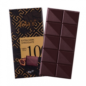 德国艾达的世界100%黑巧克力80g