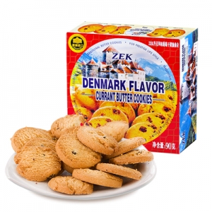 马来西亚ZEK丹麦风味葡萄干黄油曲奇饼干90g