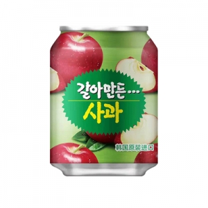 韩国海太苹果果粒果汁饮料238ml