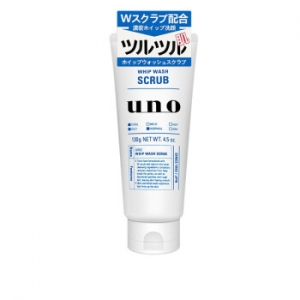 日本UNO男士清爽控油洁面乳130G（蓝）