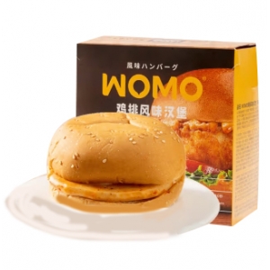 OKQ/WOMO鸡排风味汉堡128g