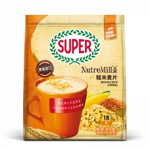 马来西亚SUPER\超级牌红糙米麦片（营养健康）