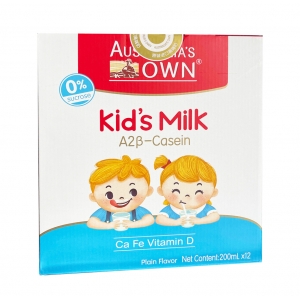 澳牧进口儿童成长牛奶原味200ml