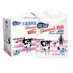 太慕高钙脱脂纯牛奶200ML*10