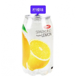 韩国OKF牌柠檬味气泡水350nl