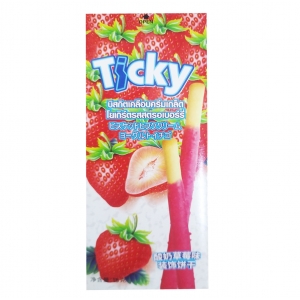 泰国新馋派酸奶草莓味装饰饼干18g