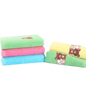 韩国爱心熊毛巾