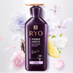 韩国吕滋养韧发密集强韧洗发水400ml油性紫