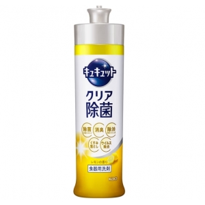 日本花王餐具果蔬除菌洗洁精240ml-柠檬香