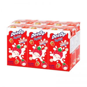泰国嘀嘟草莓汁酸乳味饮料115ml*6